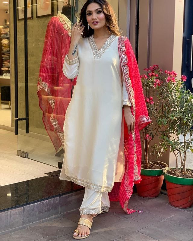 Panchhi-Pink Incredible Radiance and Classic Style Kurta Set