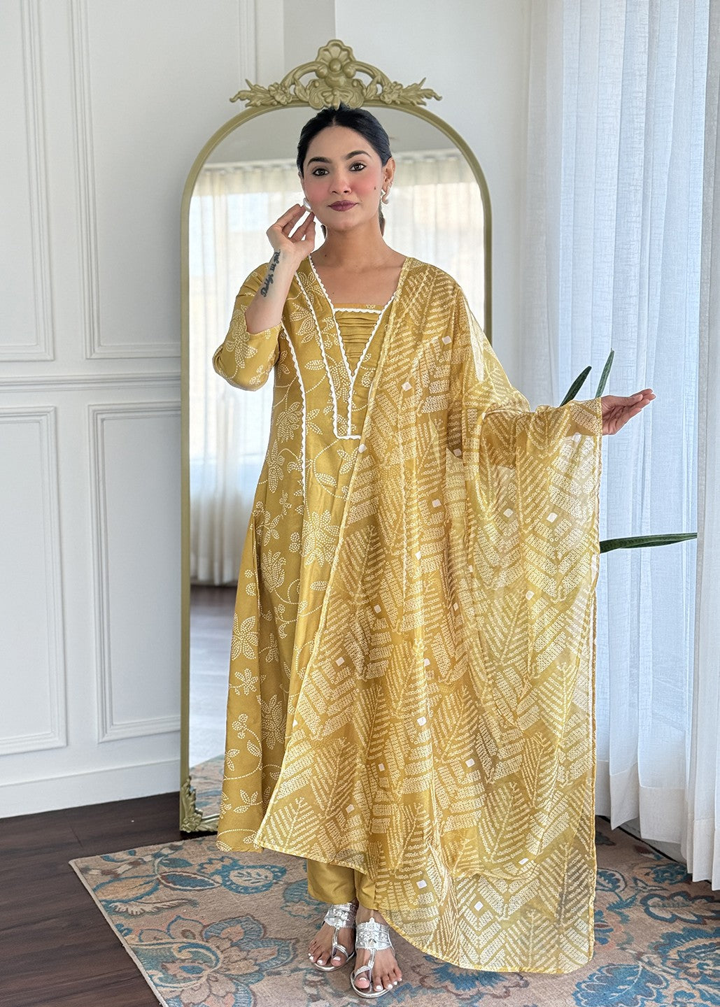 Sunshine Yellow Designer Kurta Set