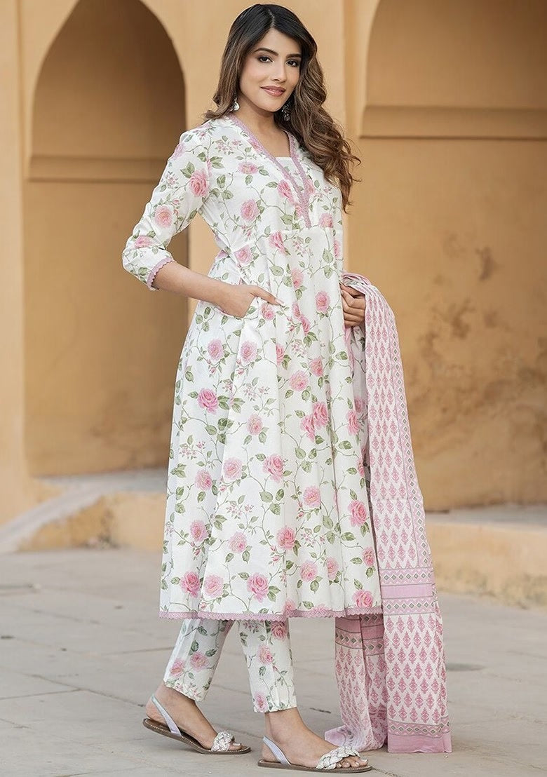 Kamini Pink Stylish Party Dress