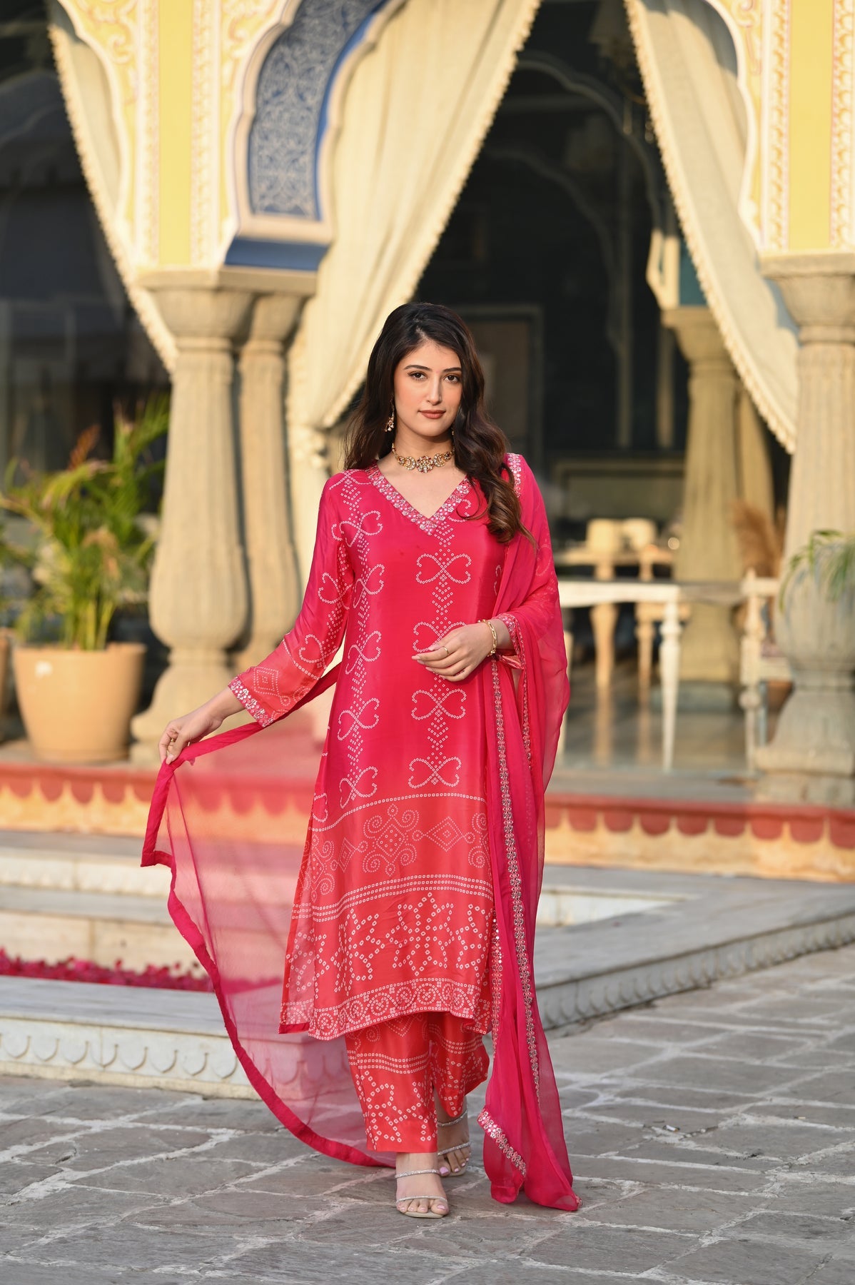 Kashish Peach Graceful Beauty Dress