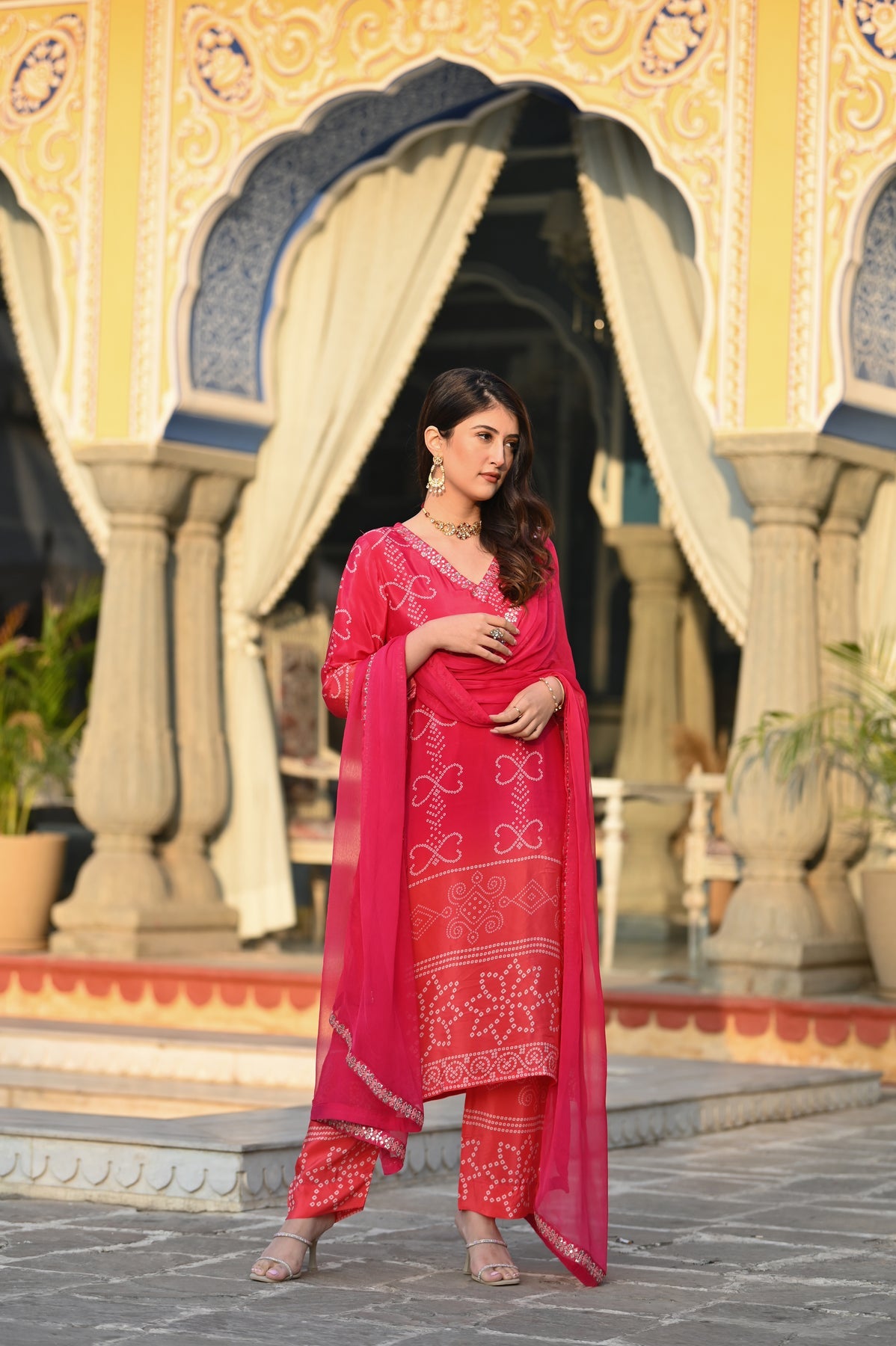 Kashish Peach Graceful Beauty Dress