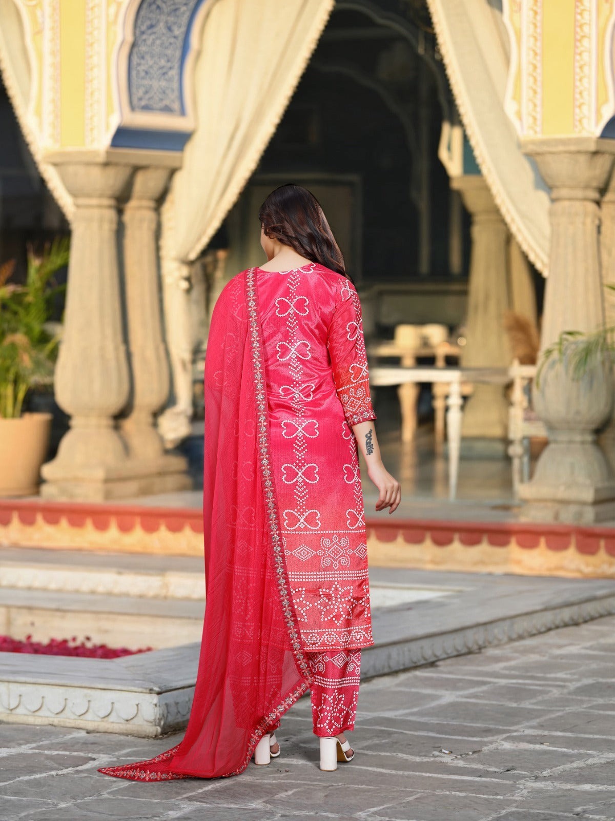 Kashish Peach Graceful Beauty Dress