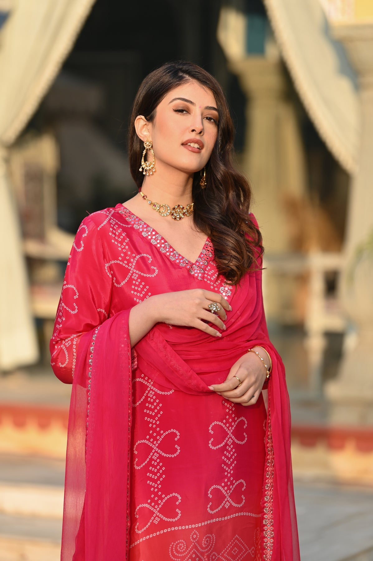 Kashish Peach Graceful Beauty Dress
