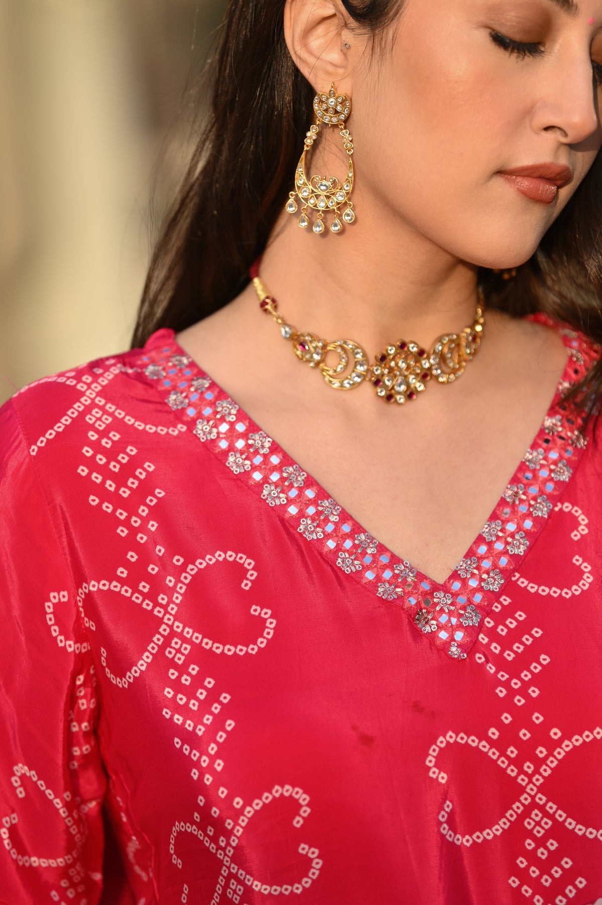 Kashish Peach Graceful Beauty Dress