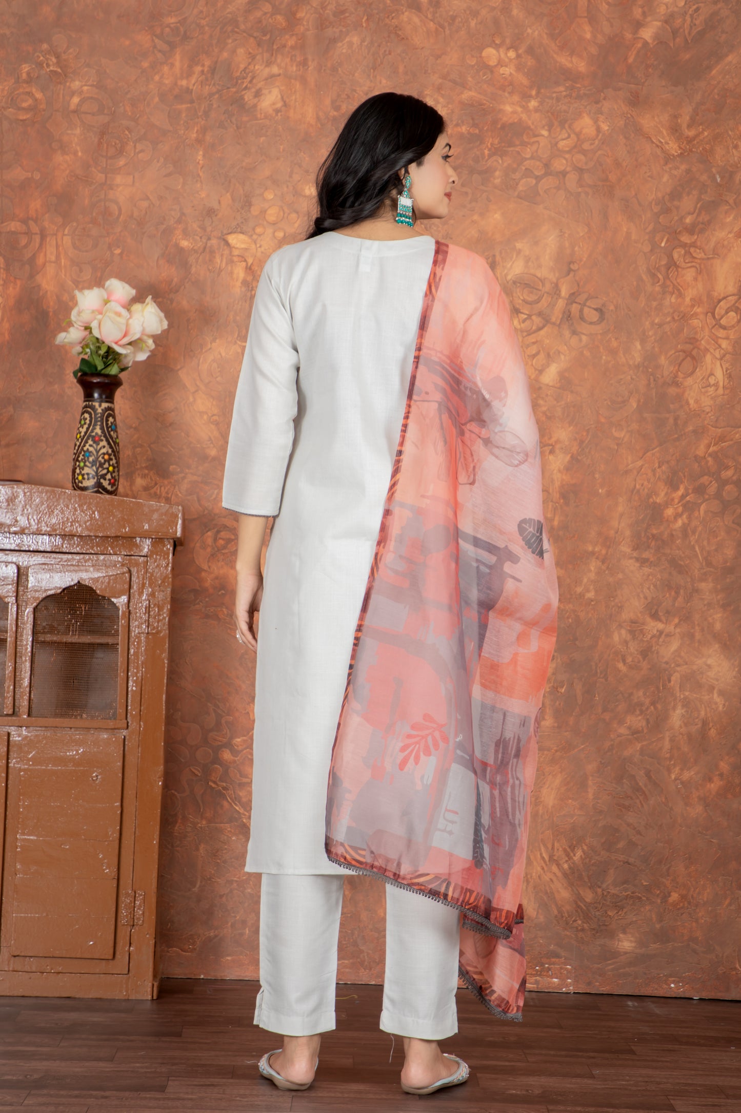 Kavya White Timeless Formal Dress