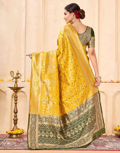 Regal Sunehri Banarasi Silk Saree