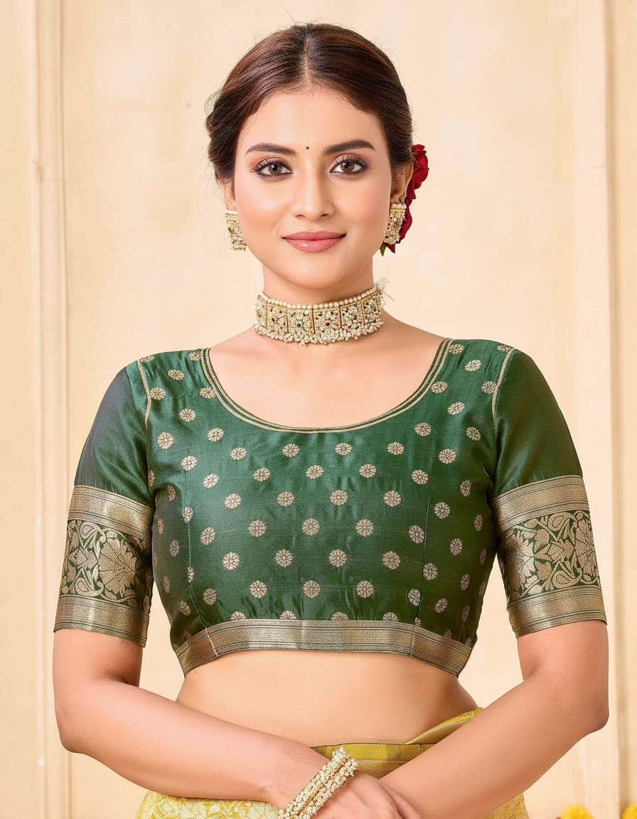 Regal Sunehri Banarasi Silk Saree