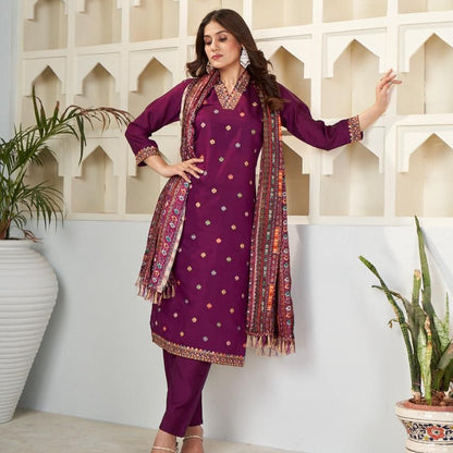 Maroon Charm Kurta Set