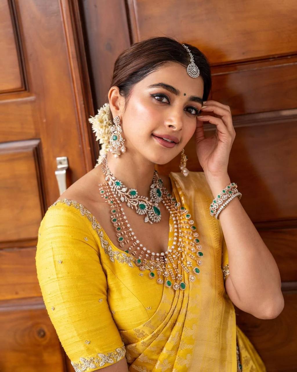 Luxurious Honey Rich Pallu Saree with Exclusive Jacquard Work