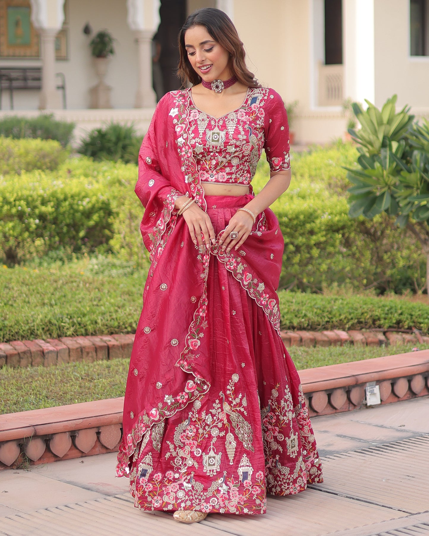Fuchsia Dreams A Pink Lehenga Set