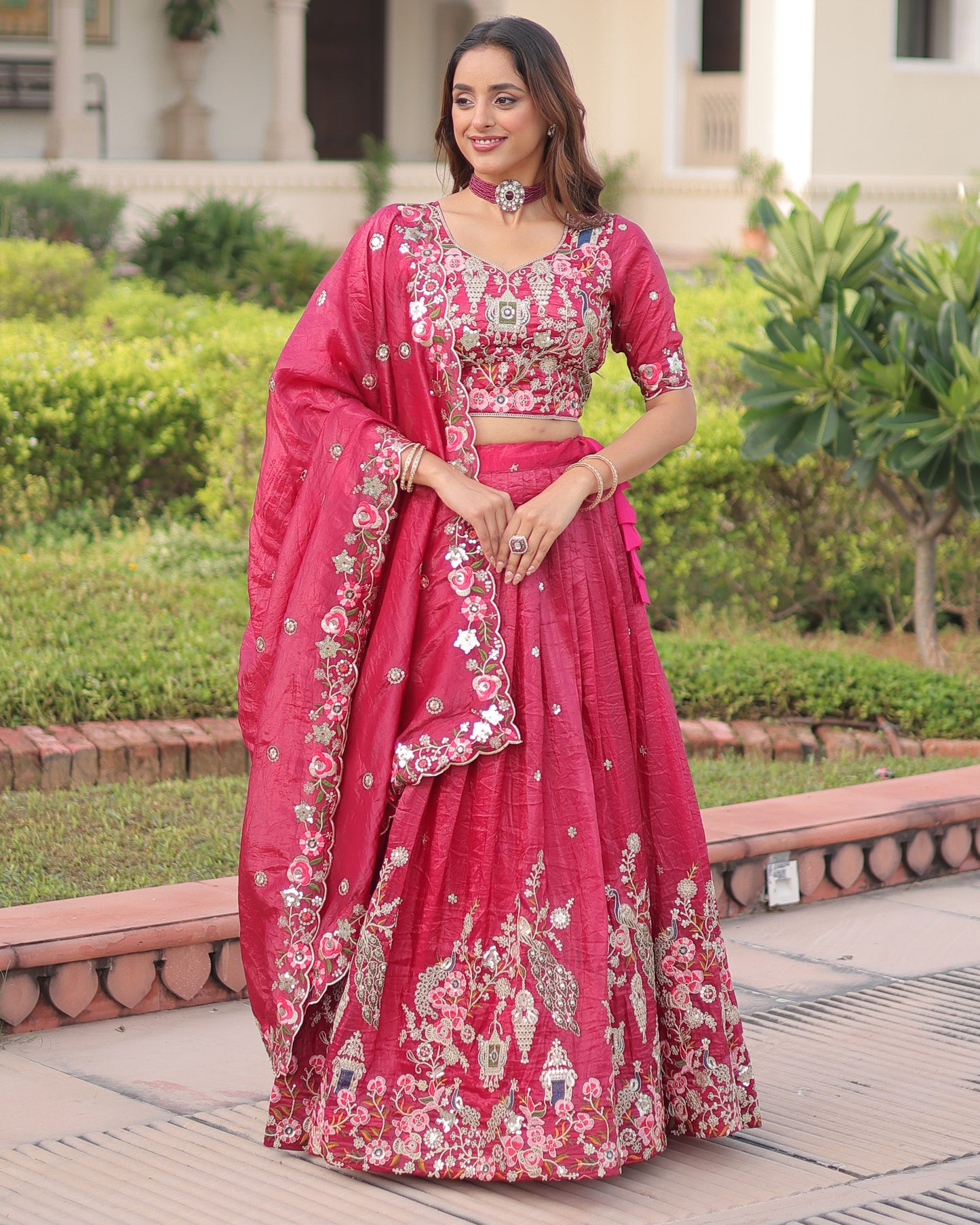 Fuchsia Dreams A Pink Lehenga Set