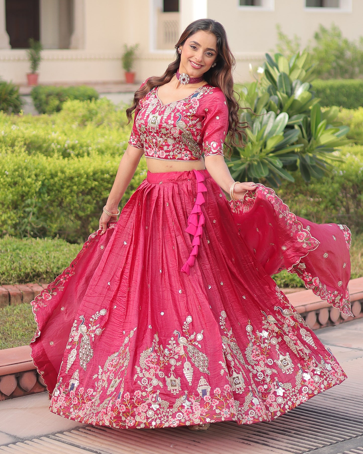 Fuchsia Dreams A Pink Lehenga Set