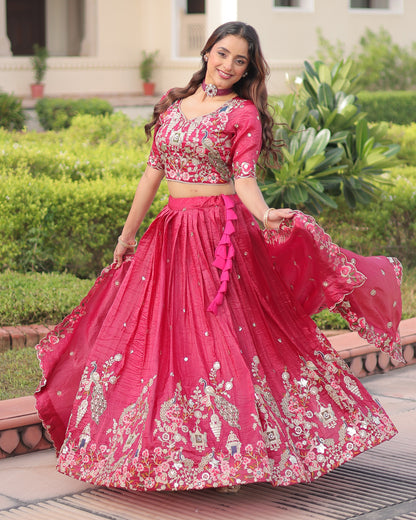 Fuchsia Dreams A Pink Lehenga Set