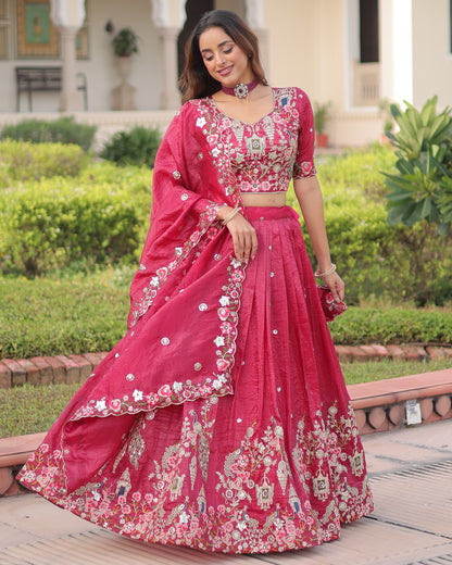 Fuchsia Dreams A Pink Lehenga Set