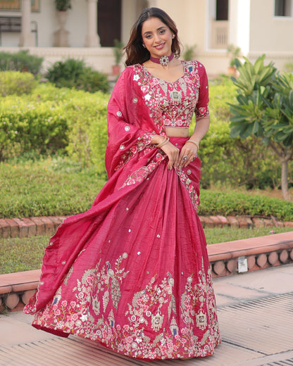 Fuchsia Dreams A Pink Lehenga Set