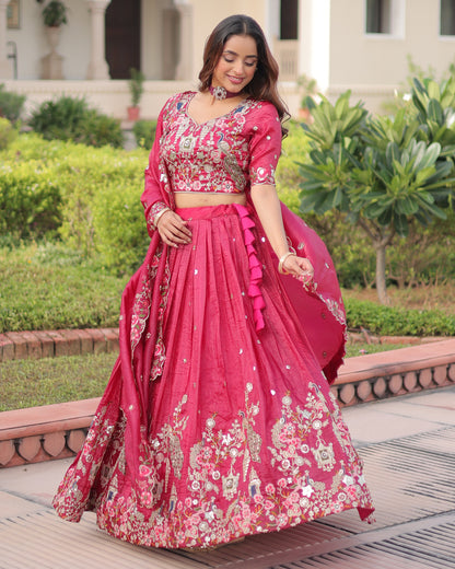 Fuchsia Dreams A Pink Lehenga Set