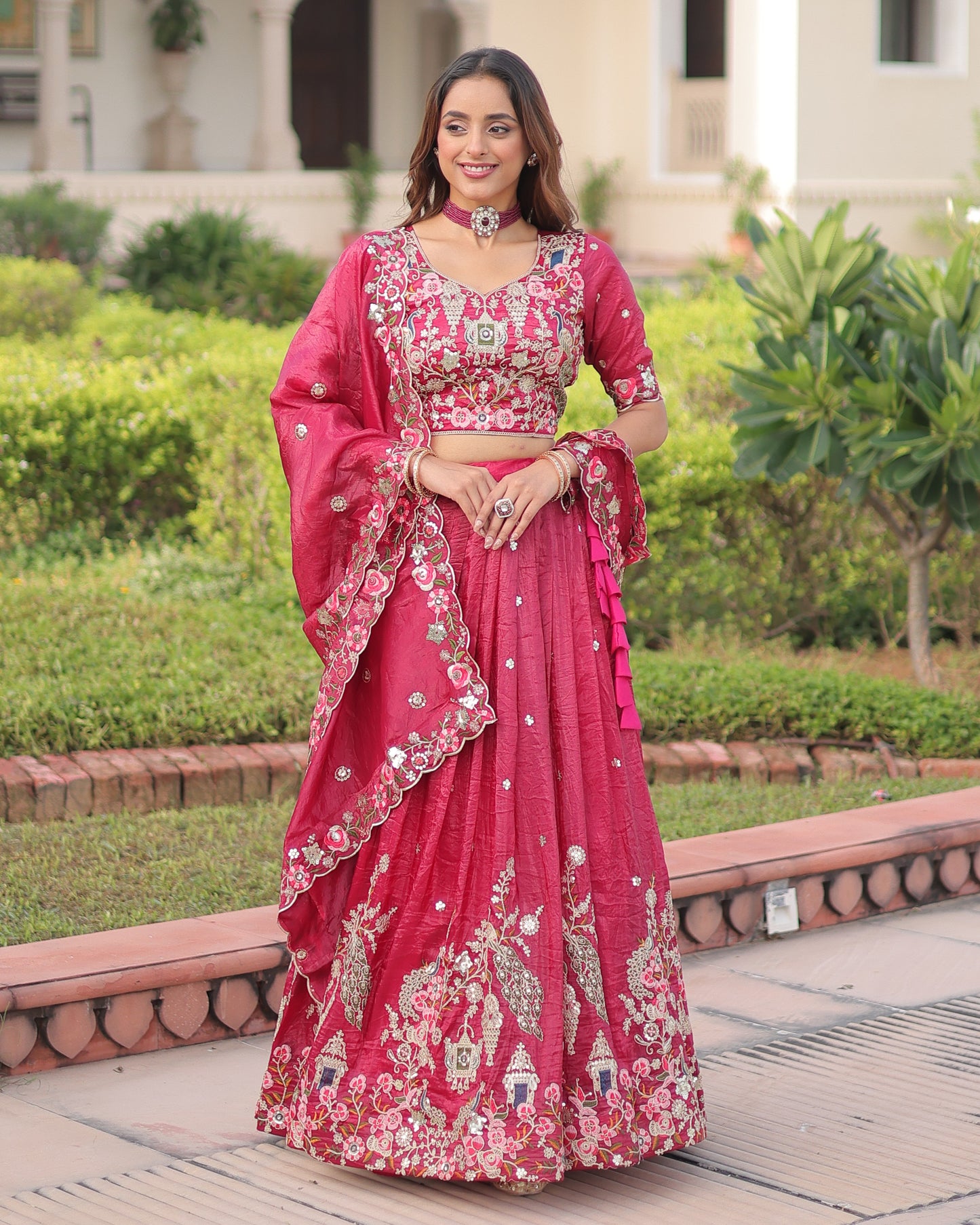 Fuchsia Dreams A Pink Lehenga Set