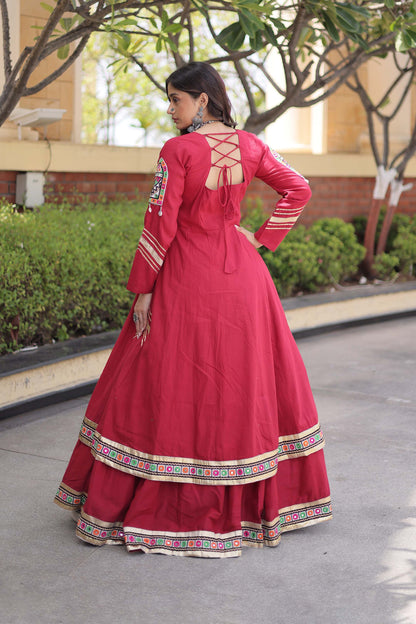 Vayiksha Maroon Ethereal Embroidered Lehenga Set