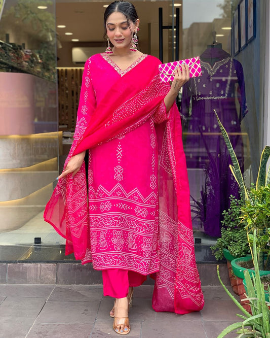 Pink Chic Kurta Set