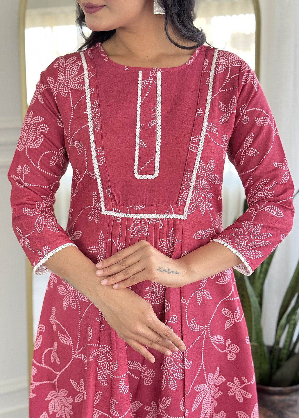 Rani Pink Designer Kurta Set