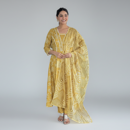 Sunshine Yellow Designer Kurta Set