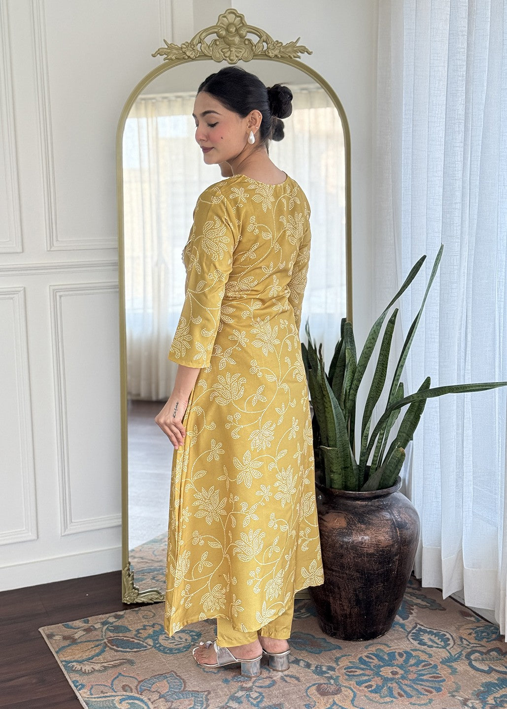 Sunshine Yellow Designer Kurta Set