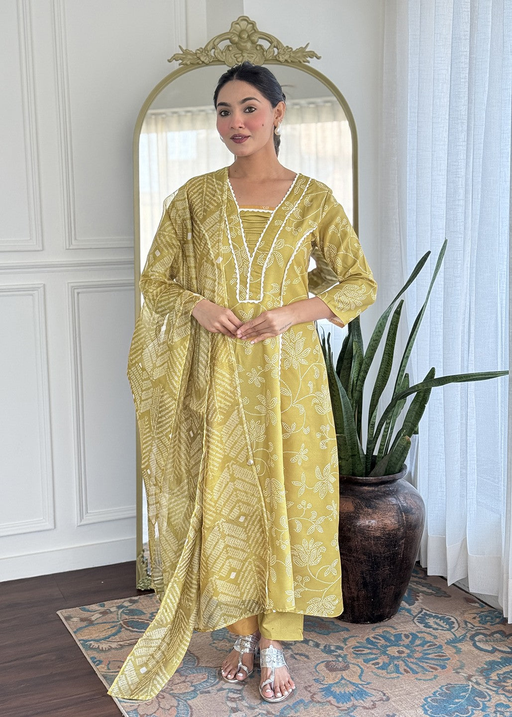 Sunshine Yellow Designer Kurta Set
