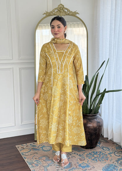Sunshine Yellow Designer Kurta Set
