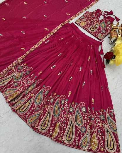 Enchanting Magenta Pink Lehenga Set