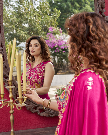 Enchanting Magenta Pink Lehenga Set