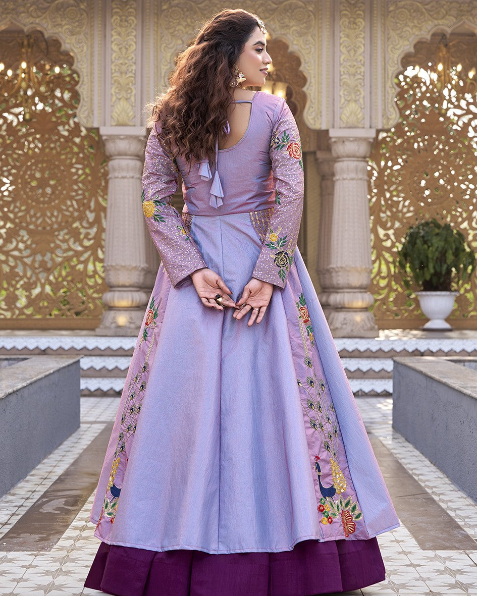Lavender Dreams Embroidered Lehenga Set