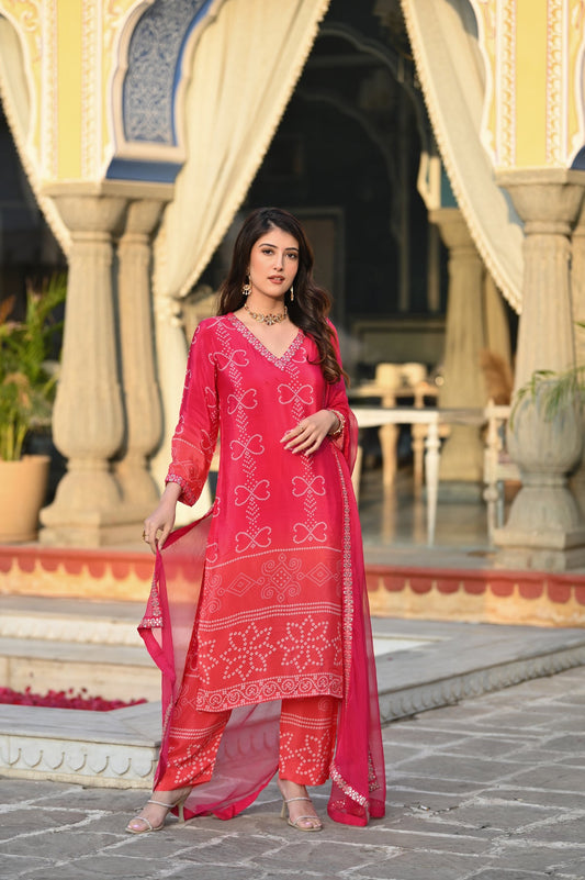 Kashish Peach Graceful Beauty Dress