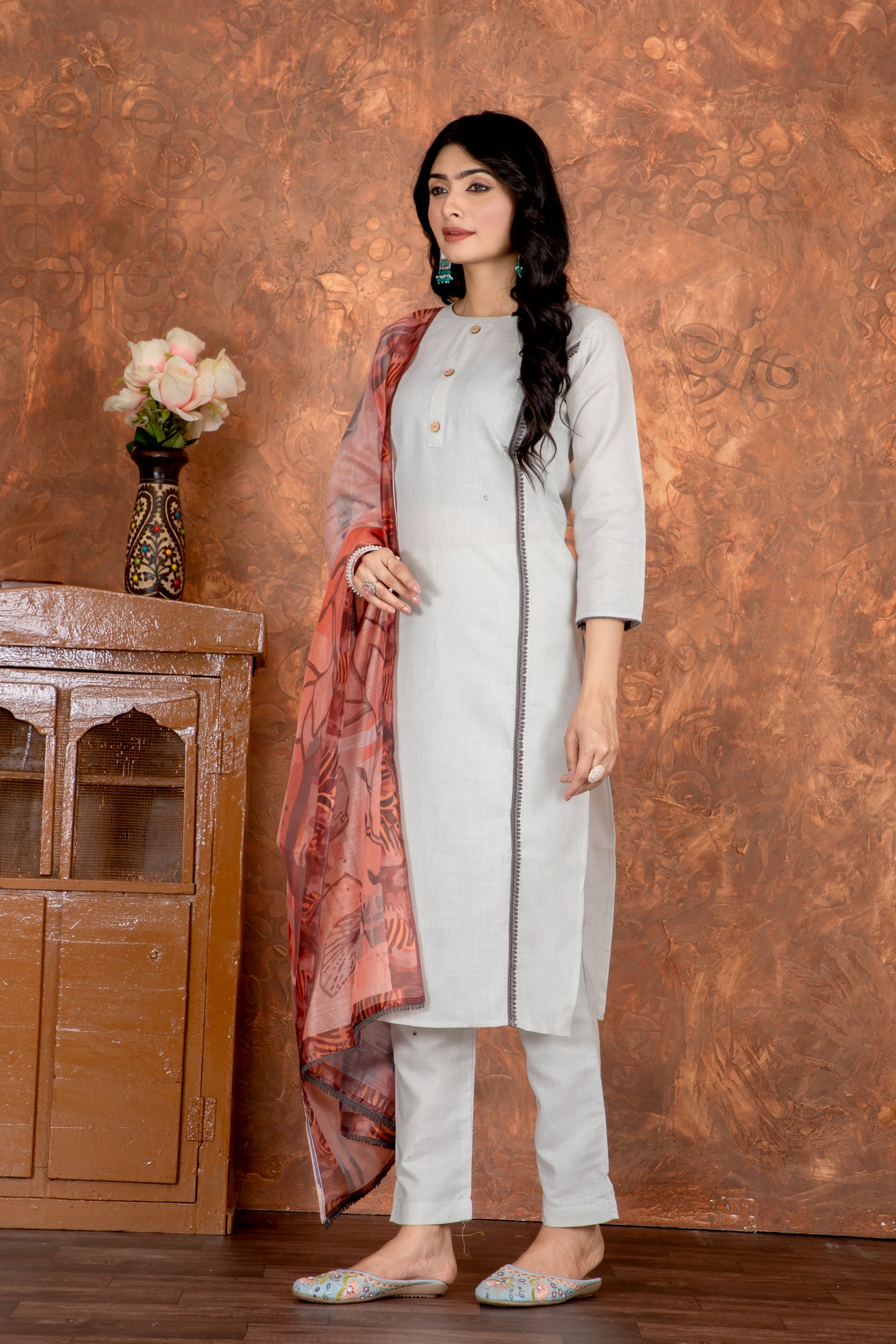 Kavya White Timeless Formal Dress