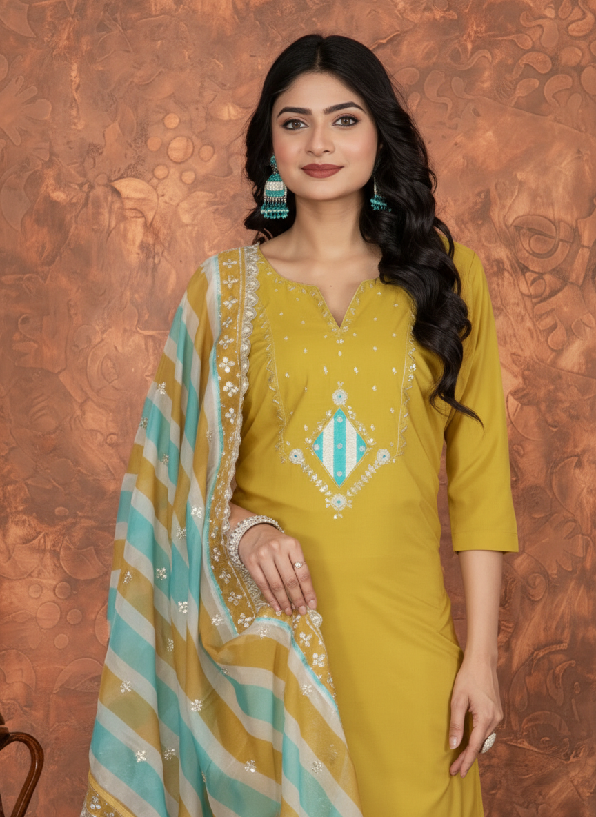 Pratiksha Yellow Cheerful Day Dress