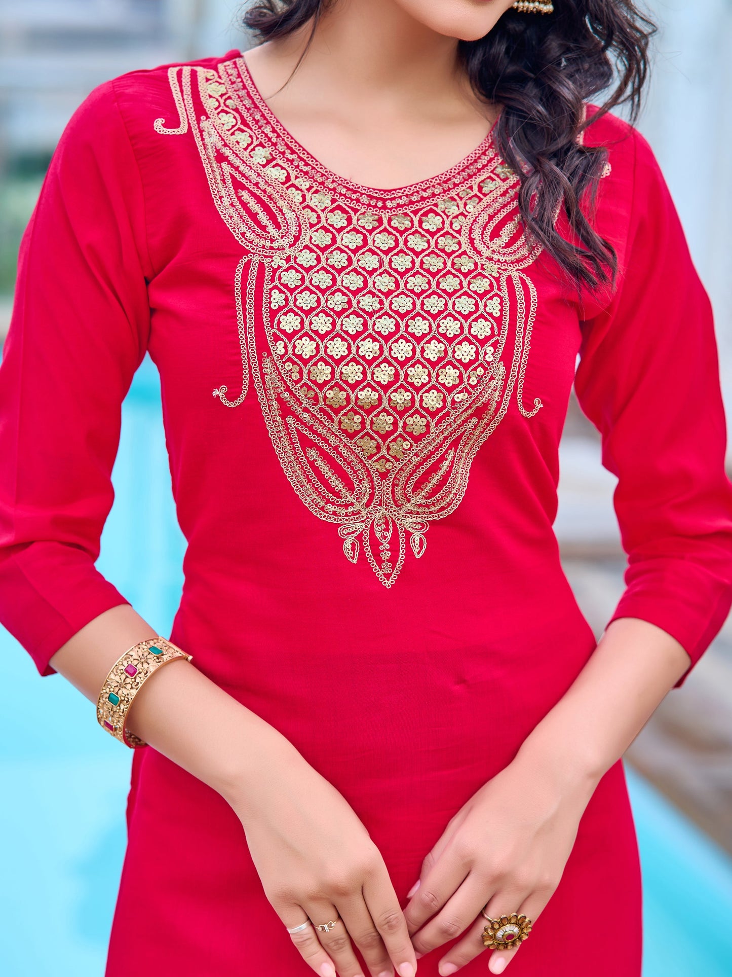 RANI KURTA SET WITH RELAXED FIT FOR DAILY WEAR