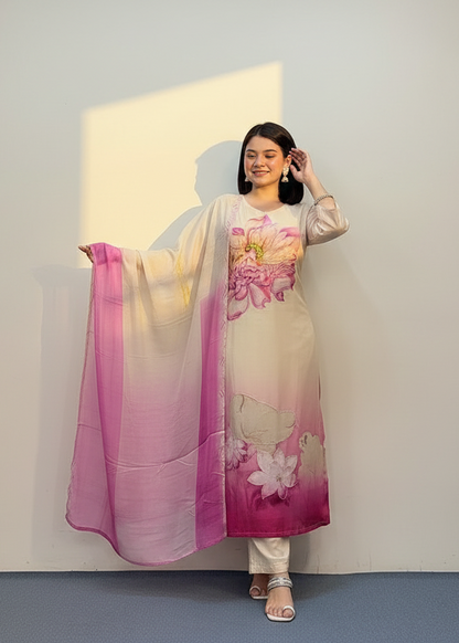 Kurta set with studio background - original pose