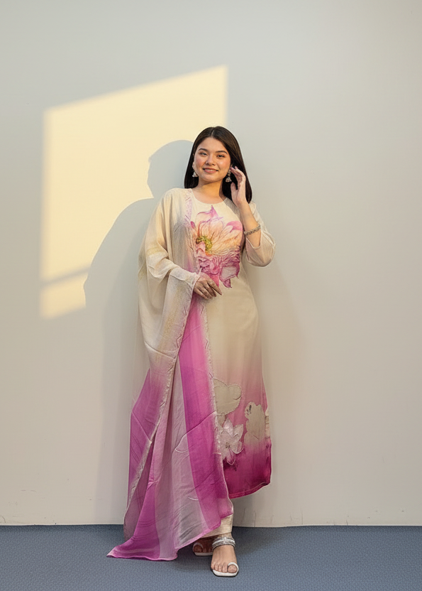 Kurta set with studio background